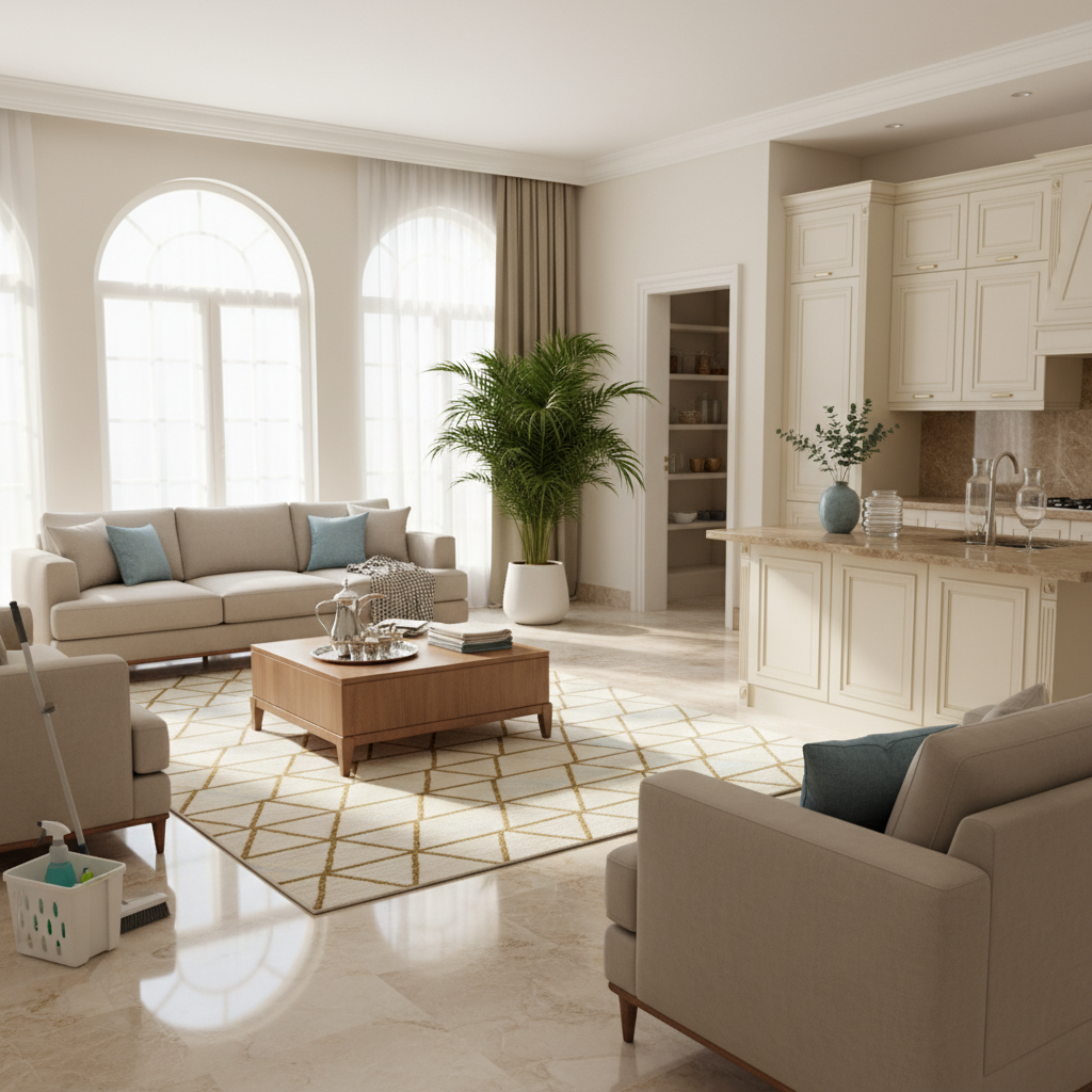 خطوات ضرورية لتجهيز منزلك قبل وصول شركة تنظيف محترفة