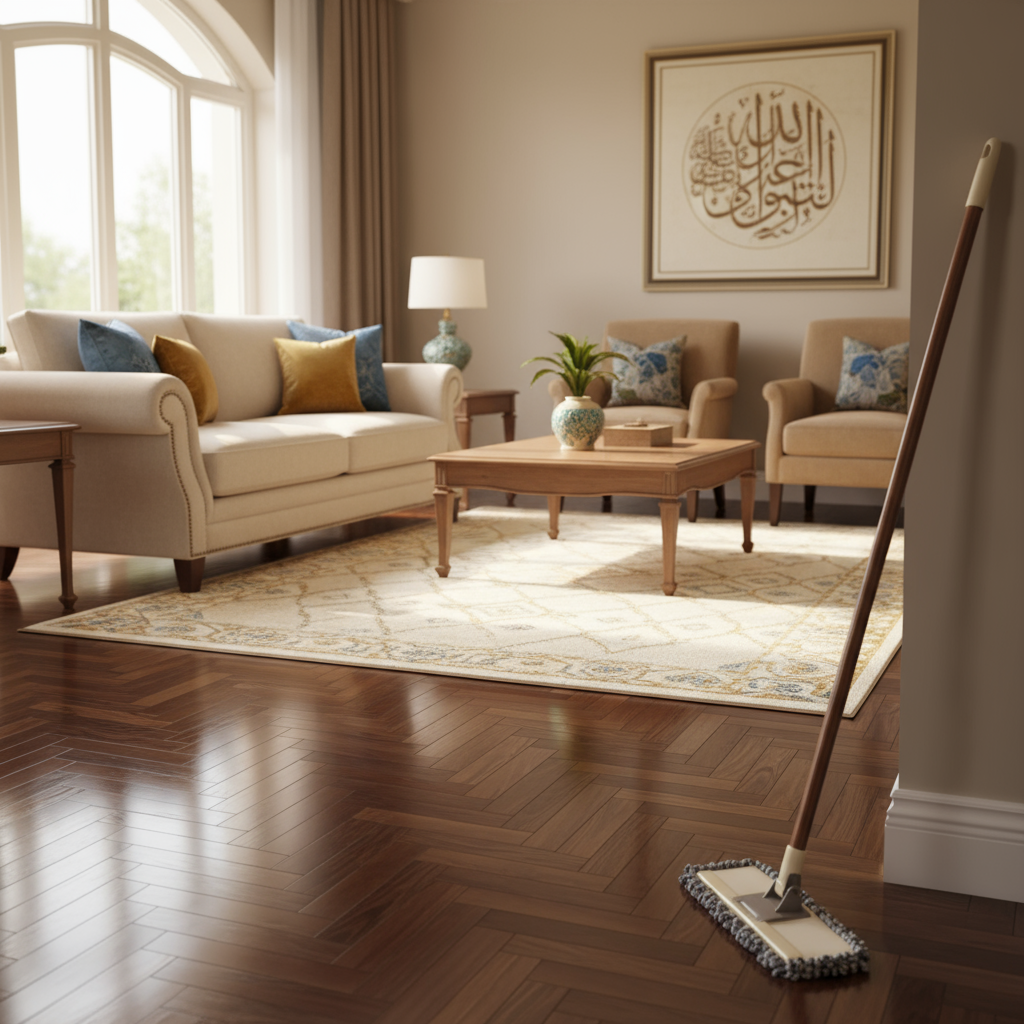 أفضل طرق لتنظيف الأرضيات الخشبية والحفاظ على لمعانها
